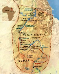 Nubia Map by National Geographic