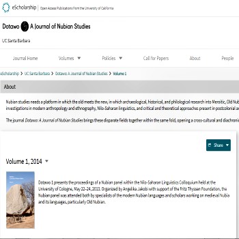 Dotawo - A journal for Nubian Studies