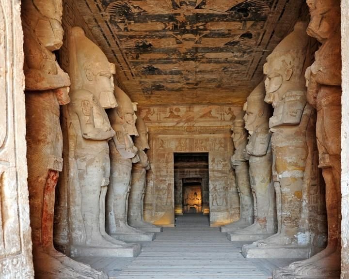 Abu Simbel interior view